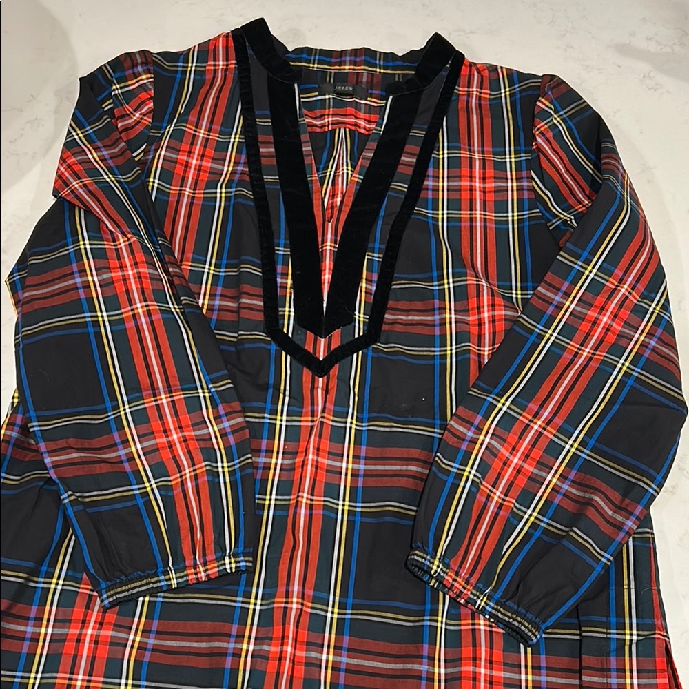 J. Crew Multicolor Plaid Shirt
